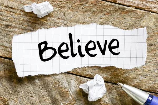 Believe and Don’t Doubt