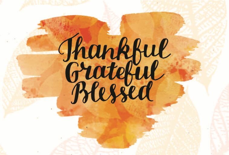 Overflowing with Thankfulness