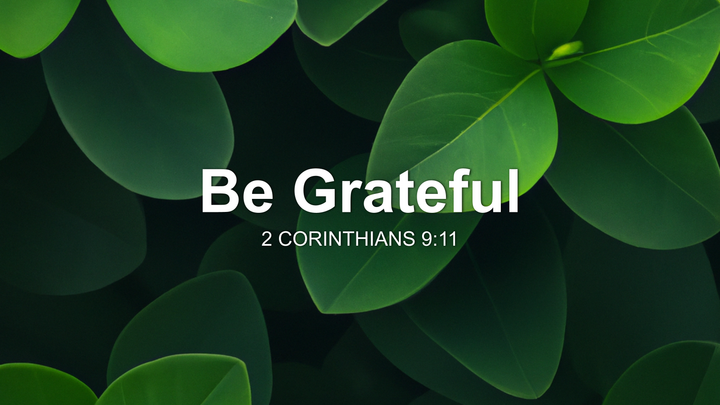 Thankful in Every Situation