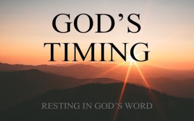 Timing Is Everything